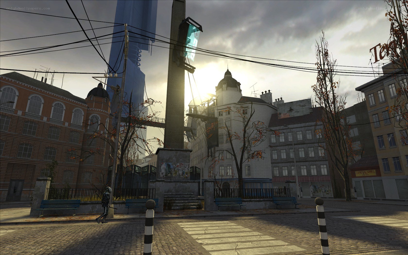 Post-apocalyptic city street