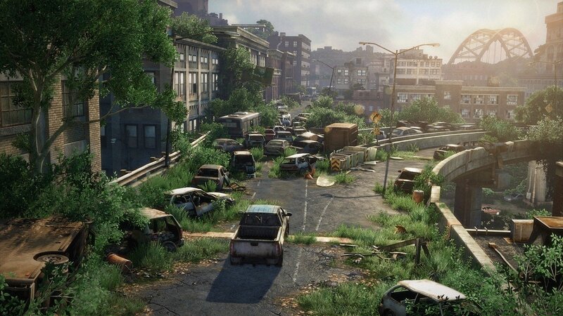 Post-apocalyptic city street