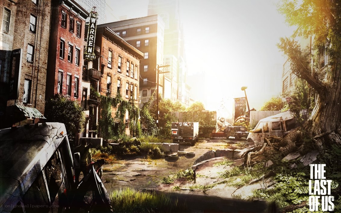Post-apocalyptic city street