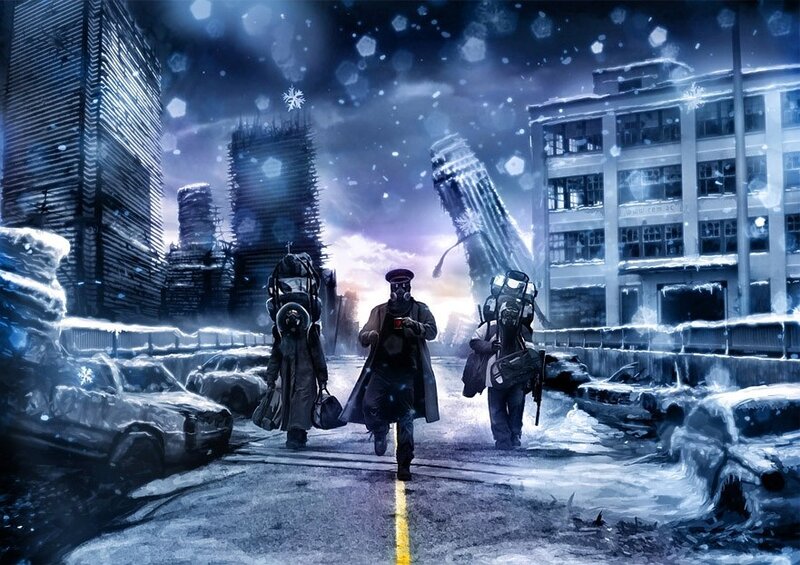 Post-apocalyptic city survivors