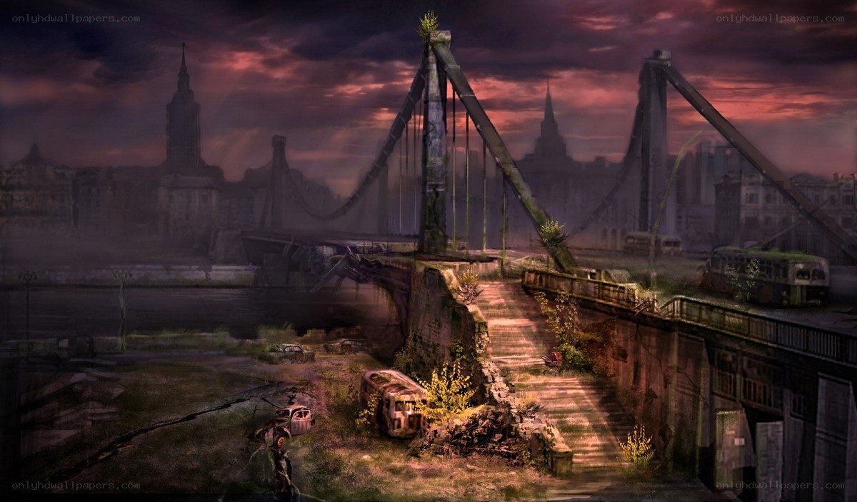 Post-apocalyptic cityscape