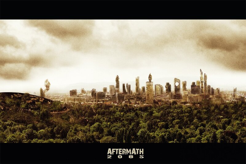 Post-apocalyptic cityscape