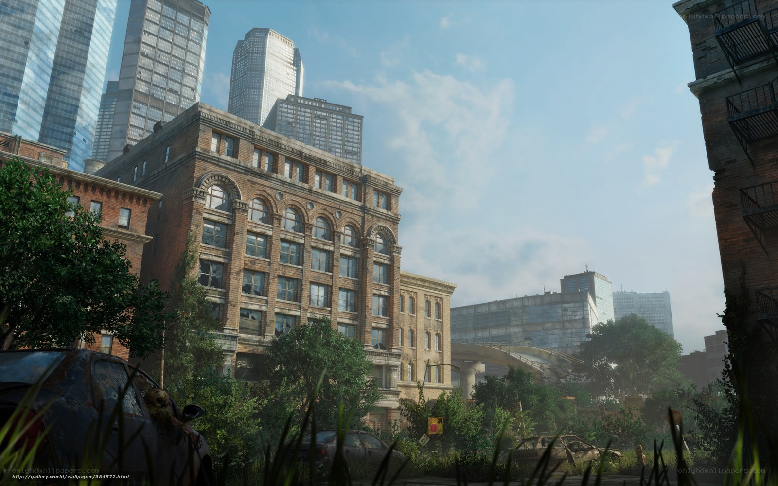 Post-apocalyptic cityscape