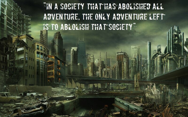 post-apocalyptic cityscape