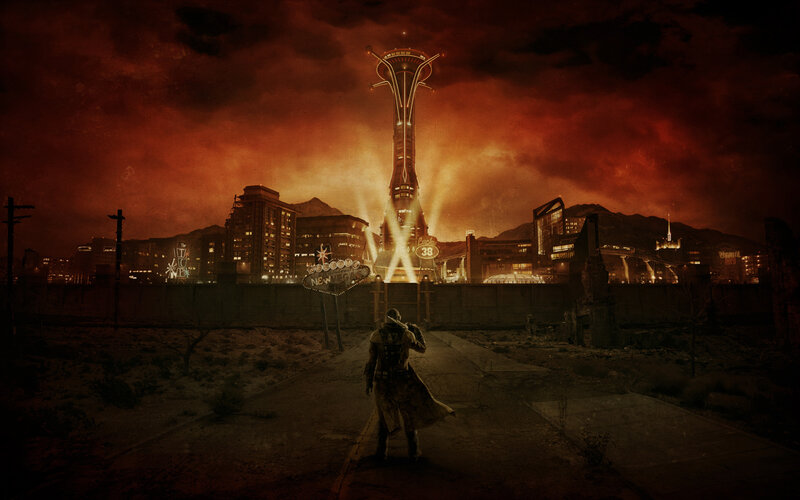 post-apocalyptic cityscape