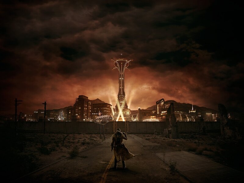 post-apocalyptic cityscape