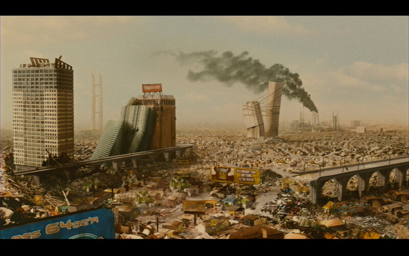 Post-apocalyptic cityscape