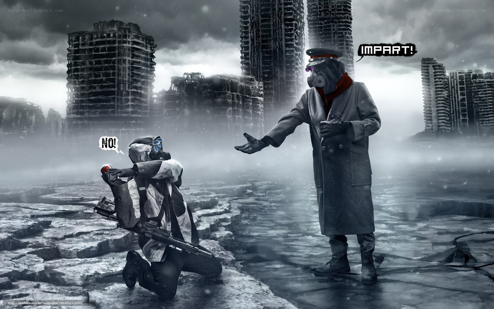 Post-apocalyptic confrontation