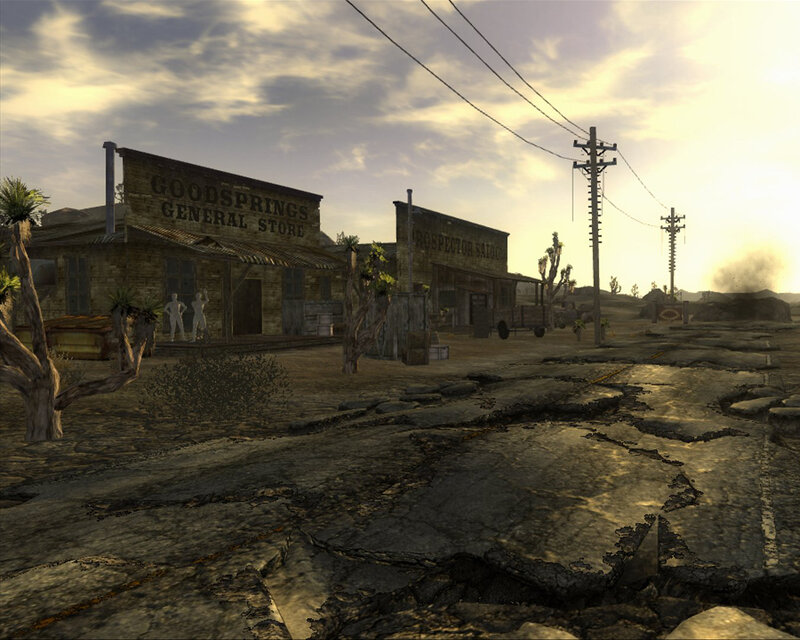 Post-apocalyptic desert town