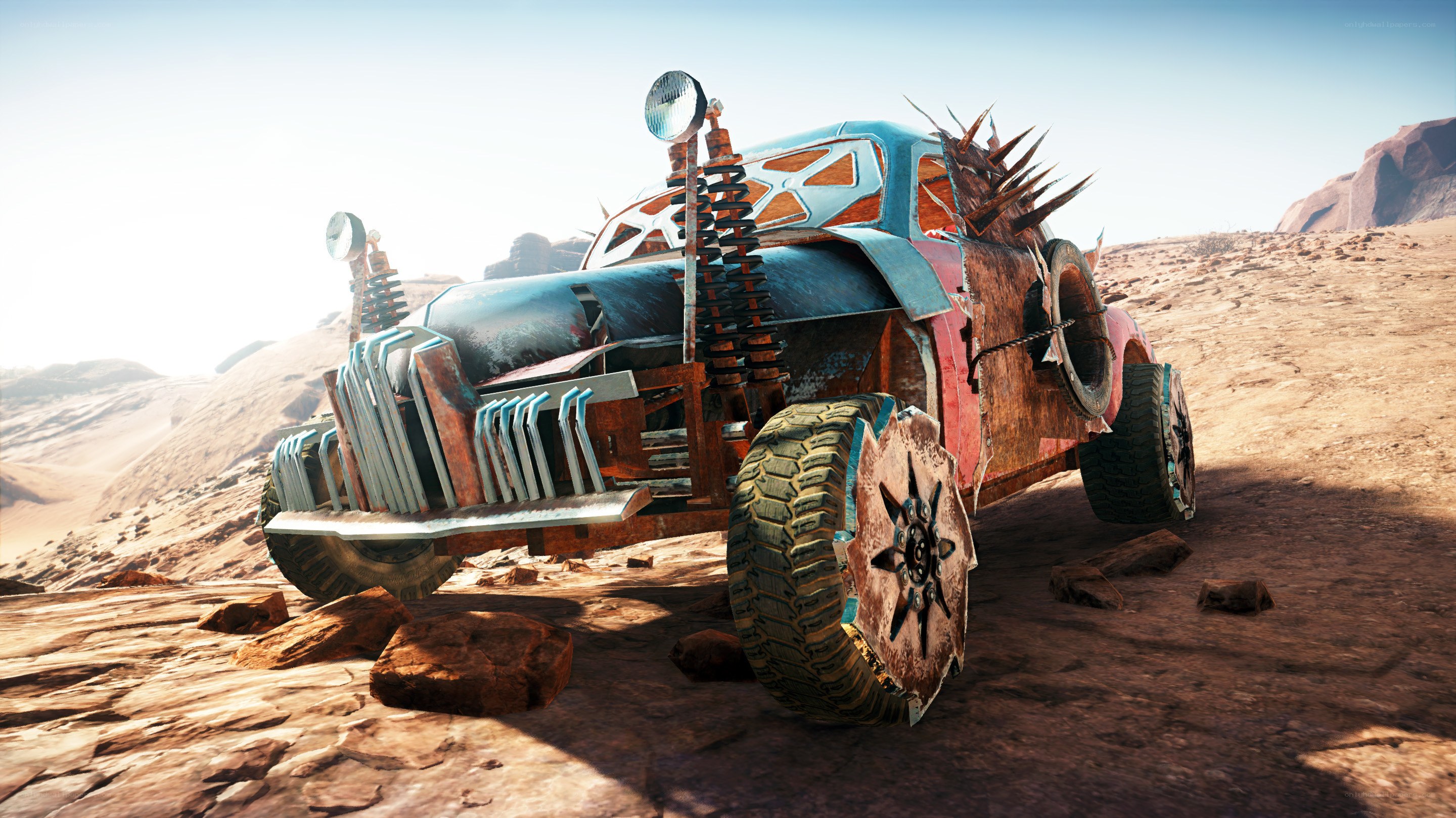 post-apocalyptic desert vehicle
