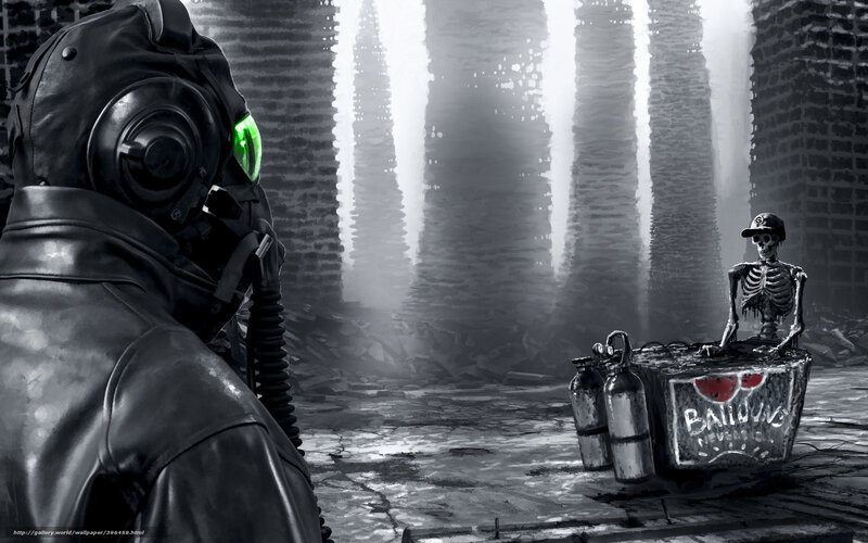 post-apocalyptic diver encounter