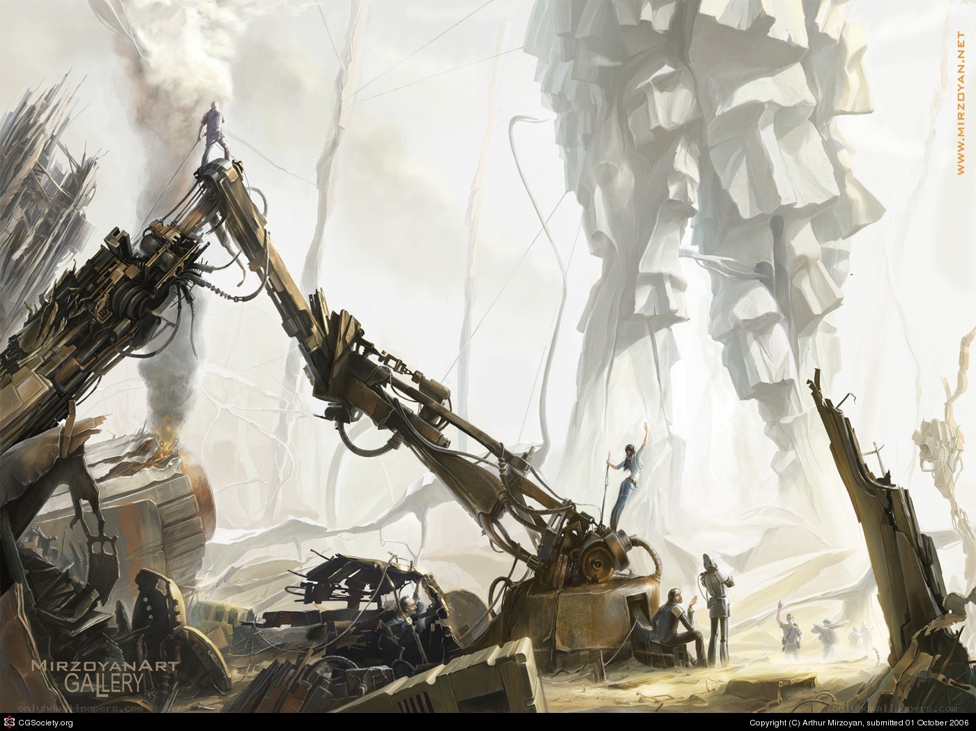 Post-apocalyptic excavation site