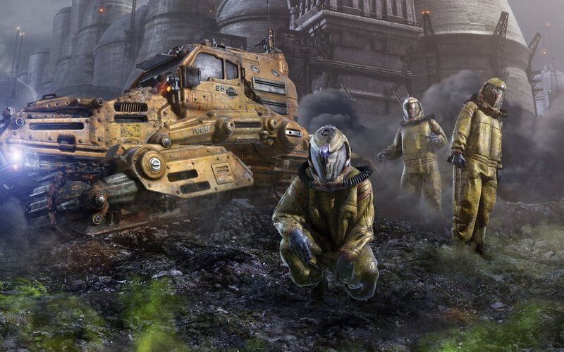 Post-apocalyptic exploration team