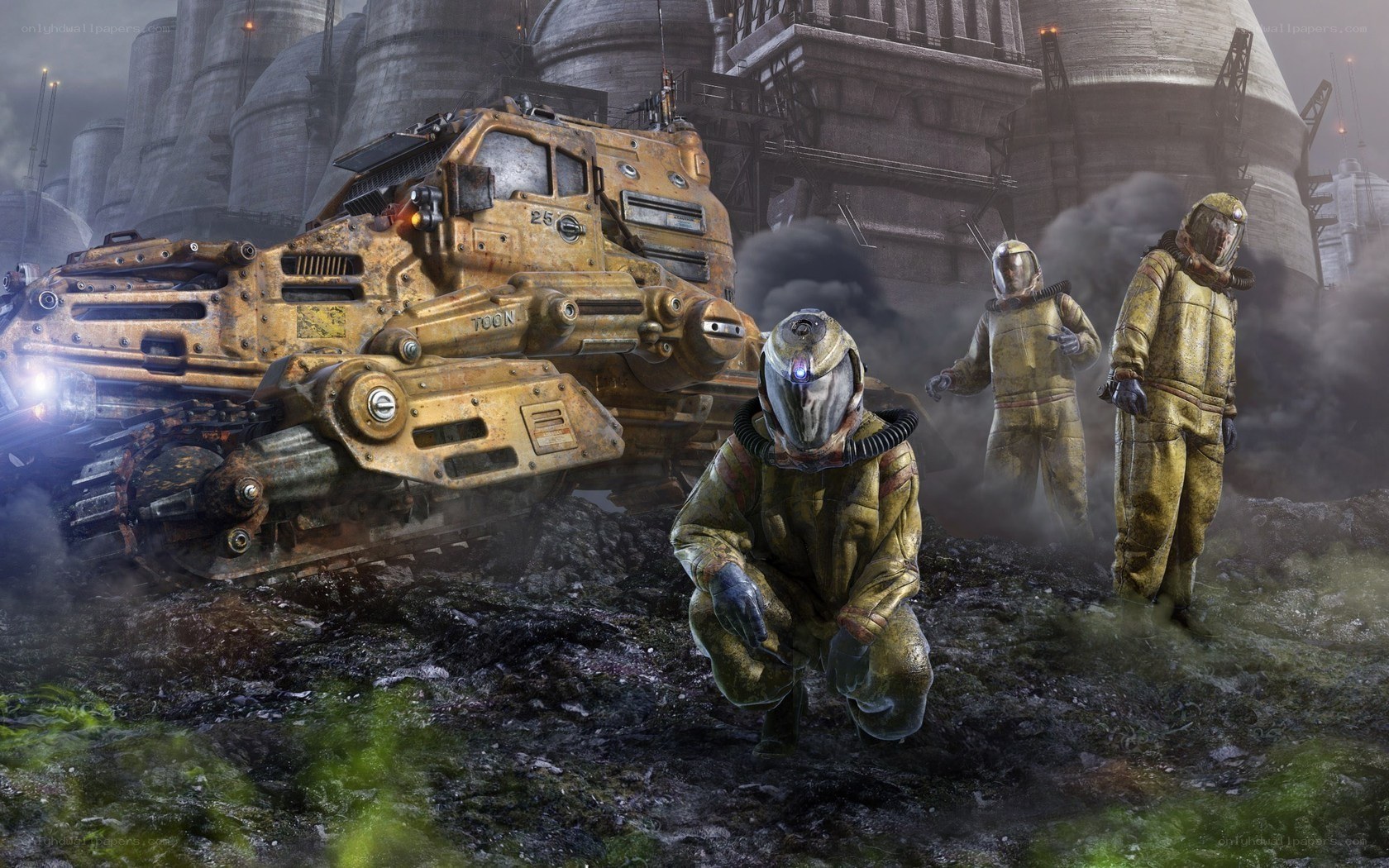 Post-apocalyptic exploration team