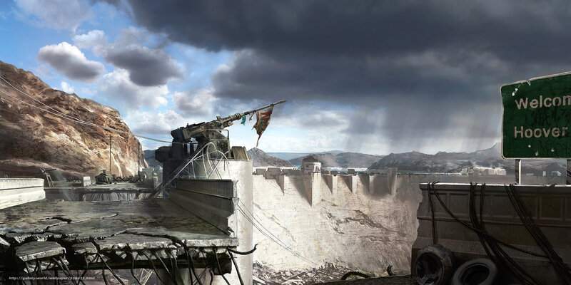 Post-apocalyptic Hoover Dam