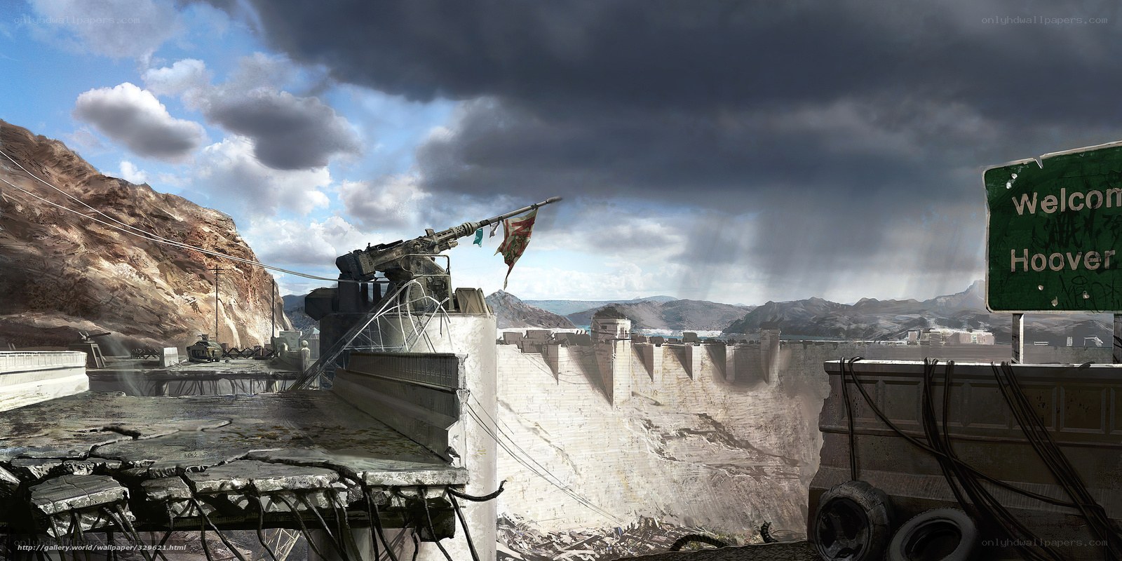 Post-apocalyptic Hoover Dam