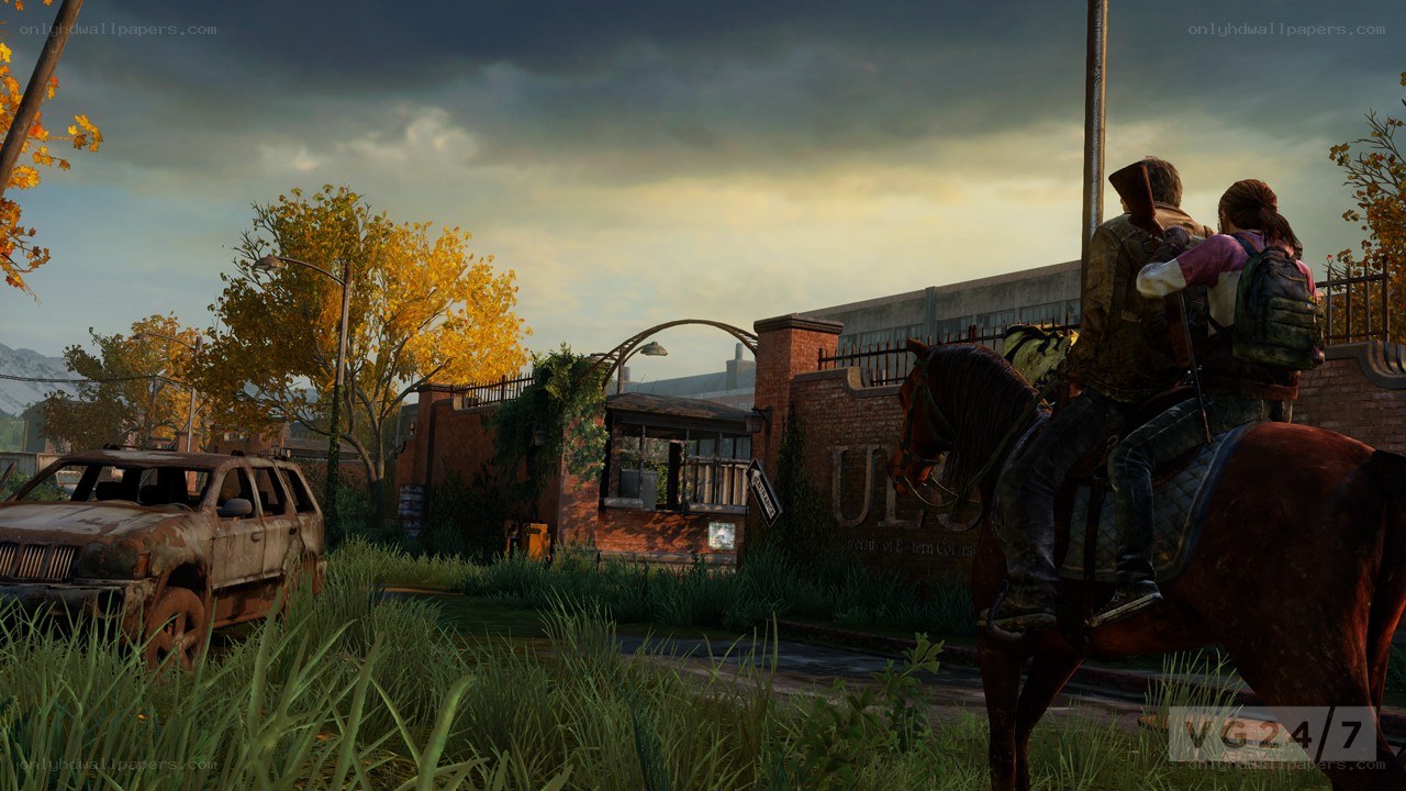 post-apocalyptic horse ride