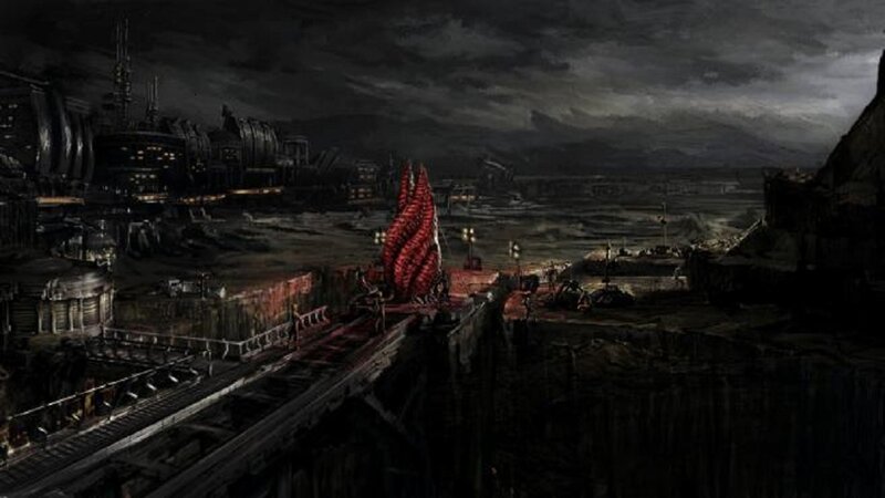 post-apocalyptic industrial city