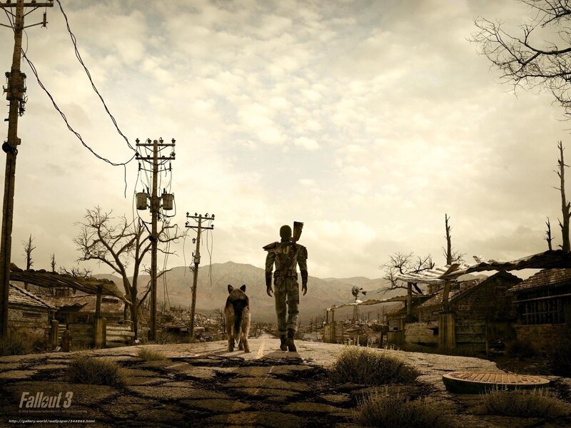 Post-apocalyptic journey with dog