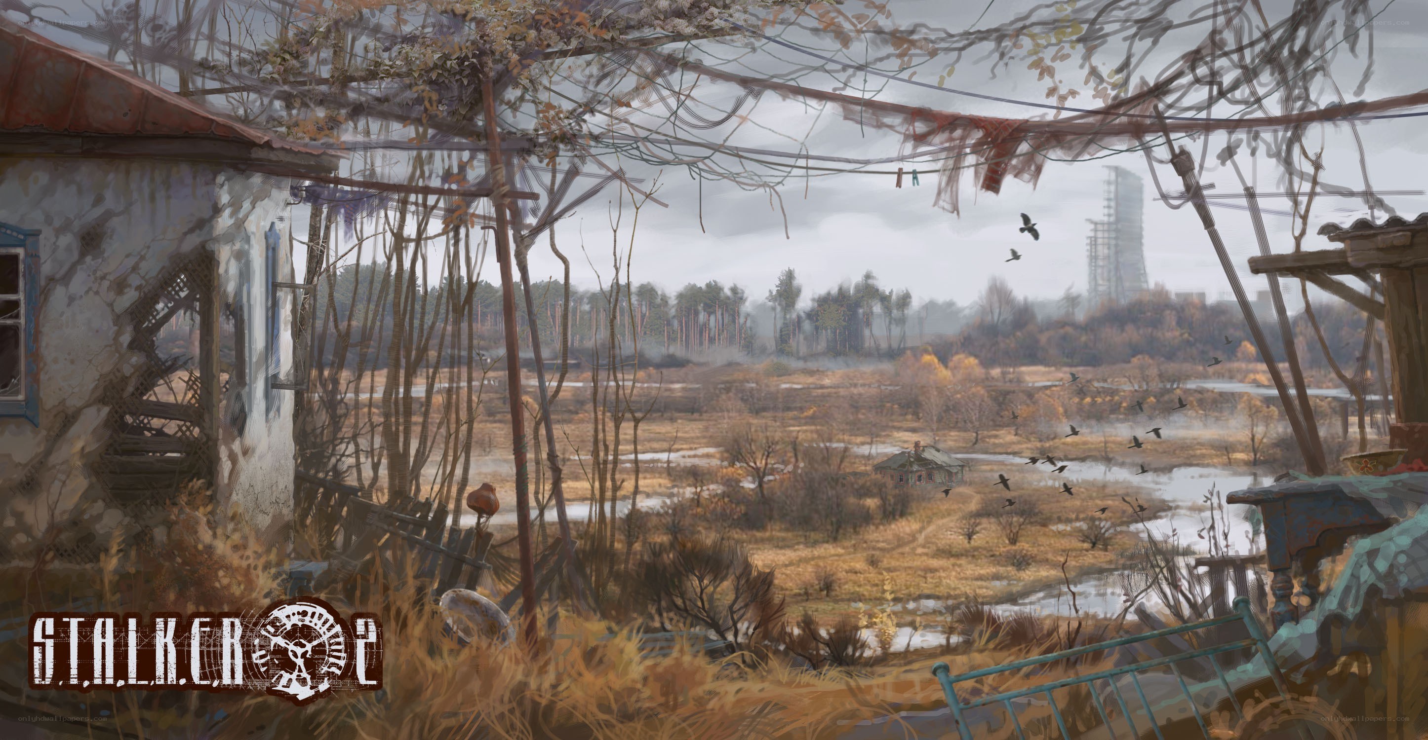 Post-apocalyptic landscape