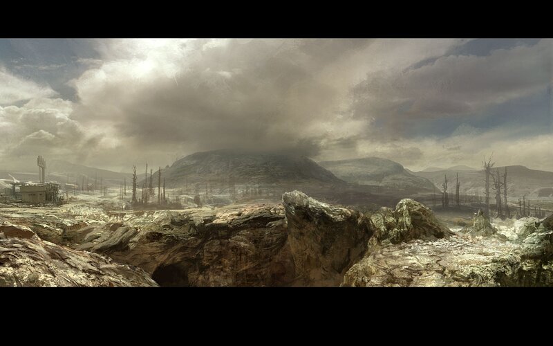 Post-apocalyptic Landscape — Gray