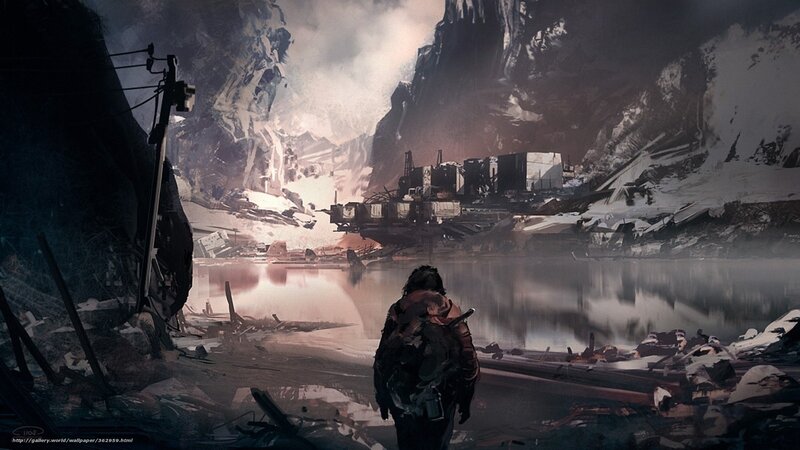 post-apocalyptic landscape