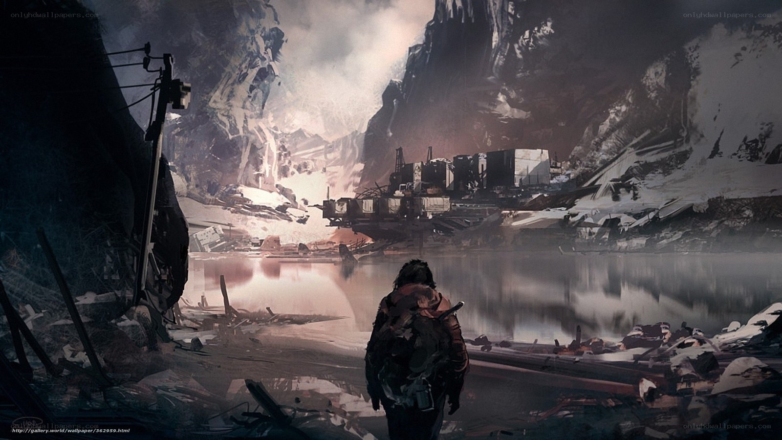 post-apocalyptic landscape