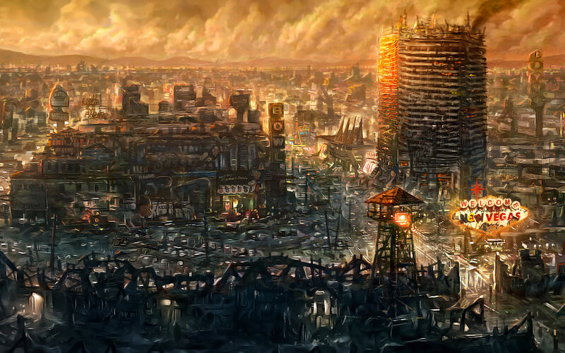 Post-apocalyptic Las Vegas