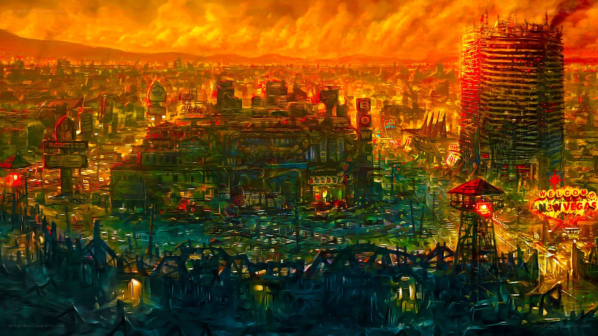 Post-apocalyptic Las Vegas