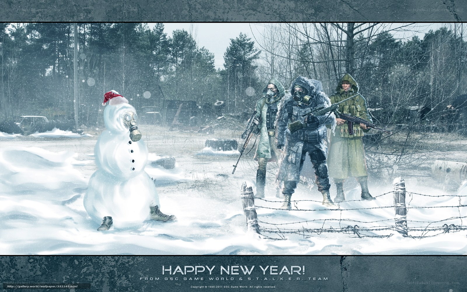 Post-apocalyptic New Year greeting