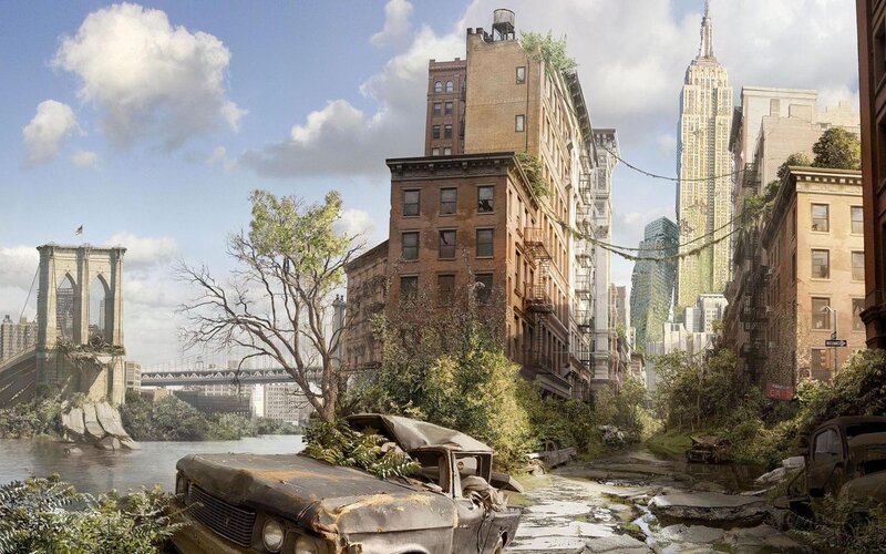Post-apocalyptic New York city