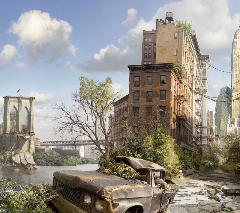 Post-apocalyptic New York city