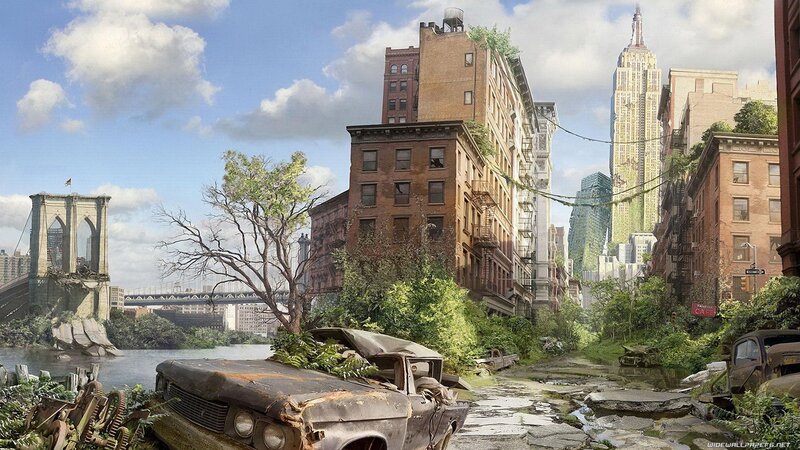 Post-apocalyptic New York city