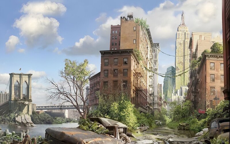 Post-apocalyptic New York City