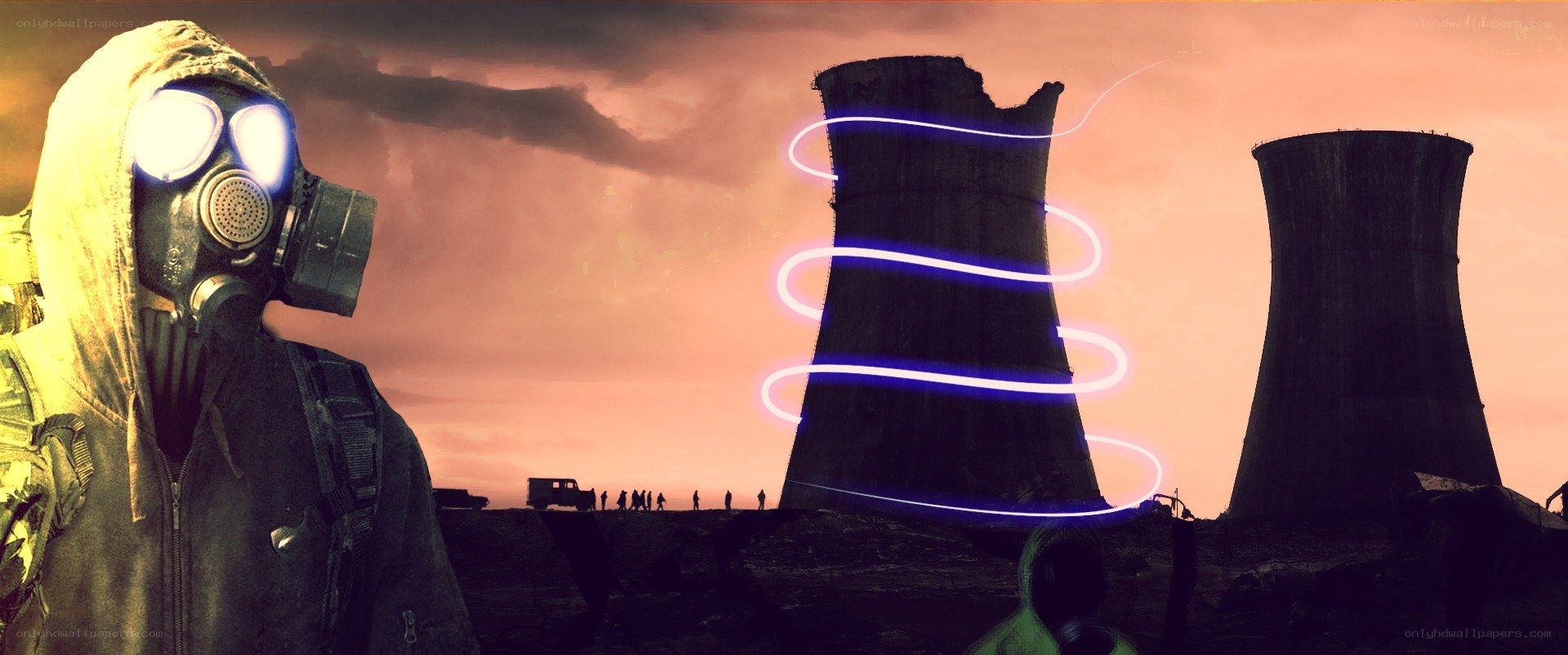 Post-apocalyptic nuclear wasteland