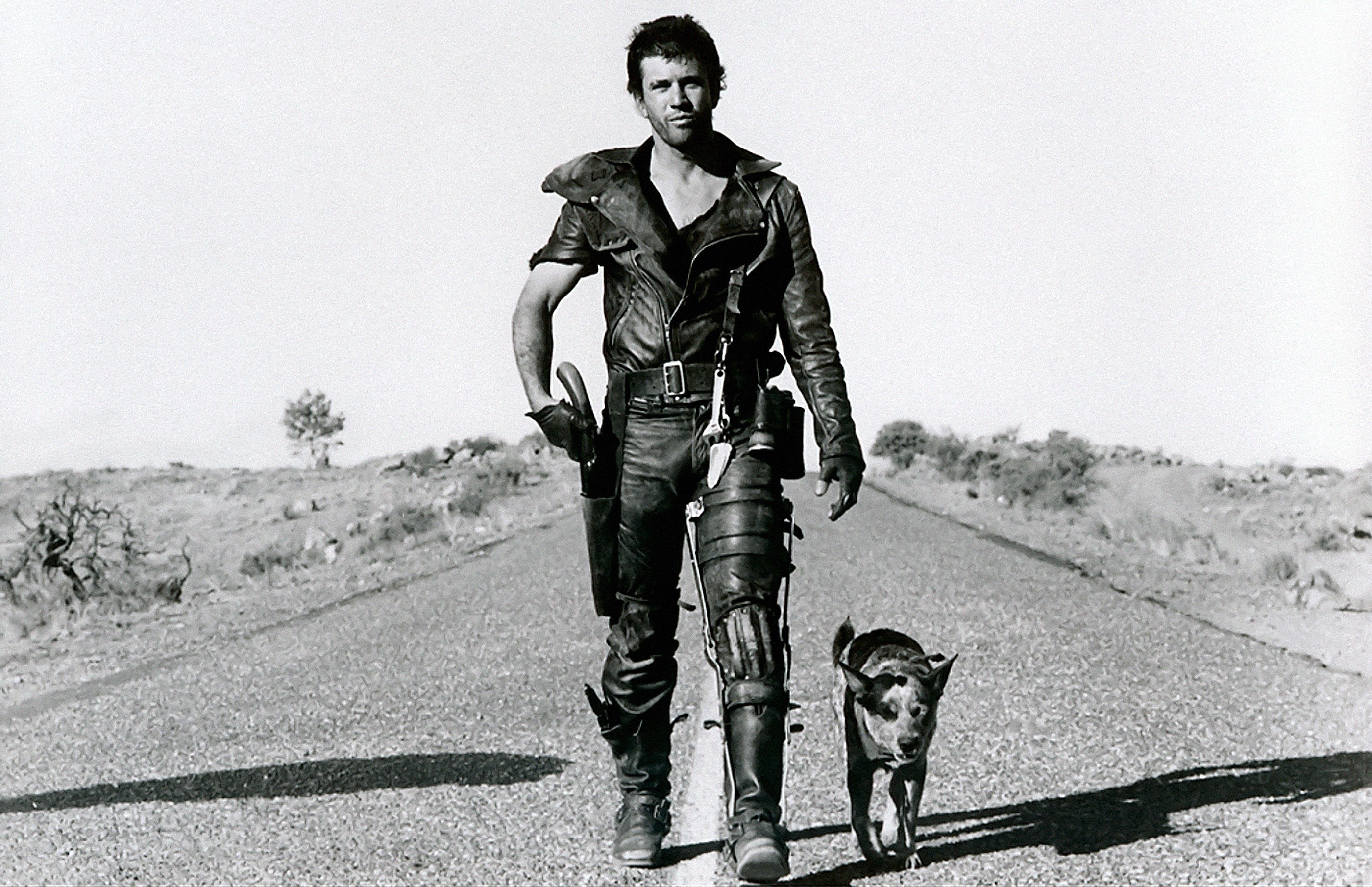 post-apocalyptic road traveler