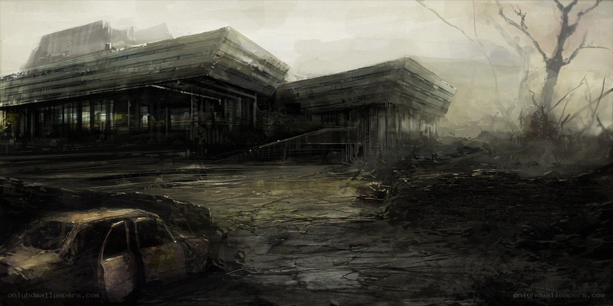 post-apocalyptic ruins