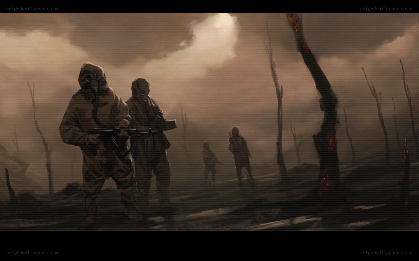 Post-apocalyptic soldiers