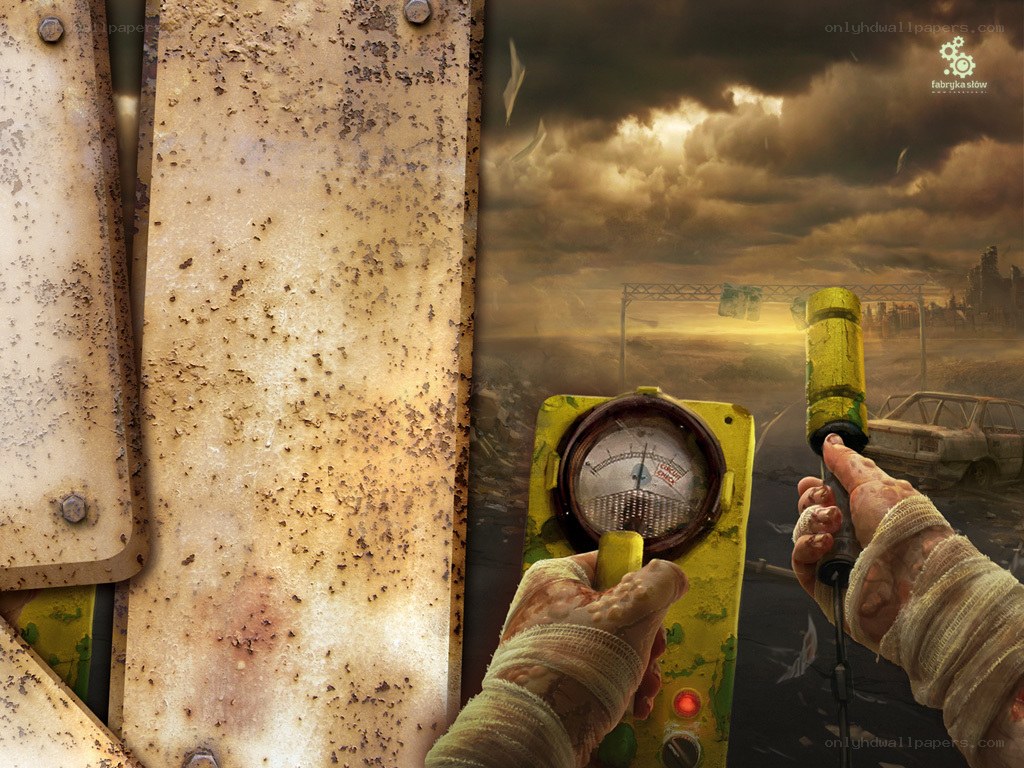 Post-apocalyptic survival scene