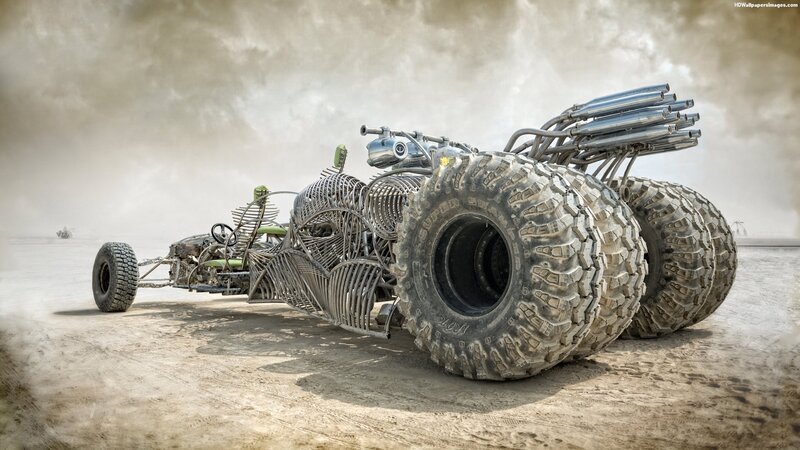 Post-apocalyptic Vehicle — Brown