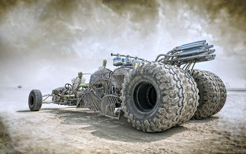 Post-apocalyptic Vehicle — Gray