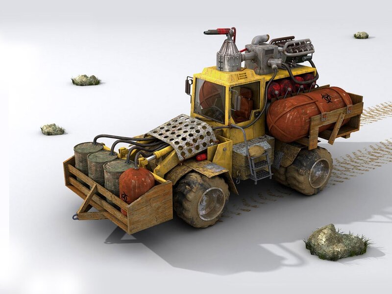 post-apocalyptic vehicle