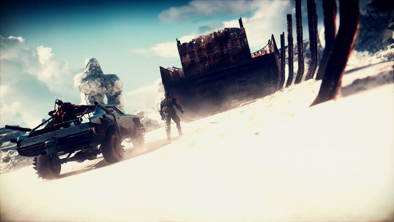 Post-apocalyptic Vehicle — White