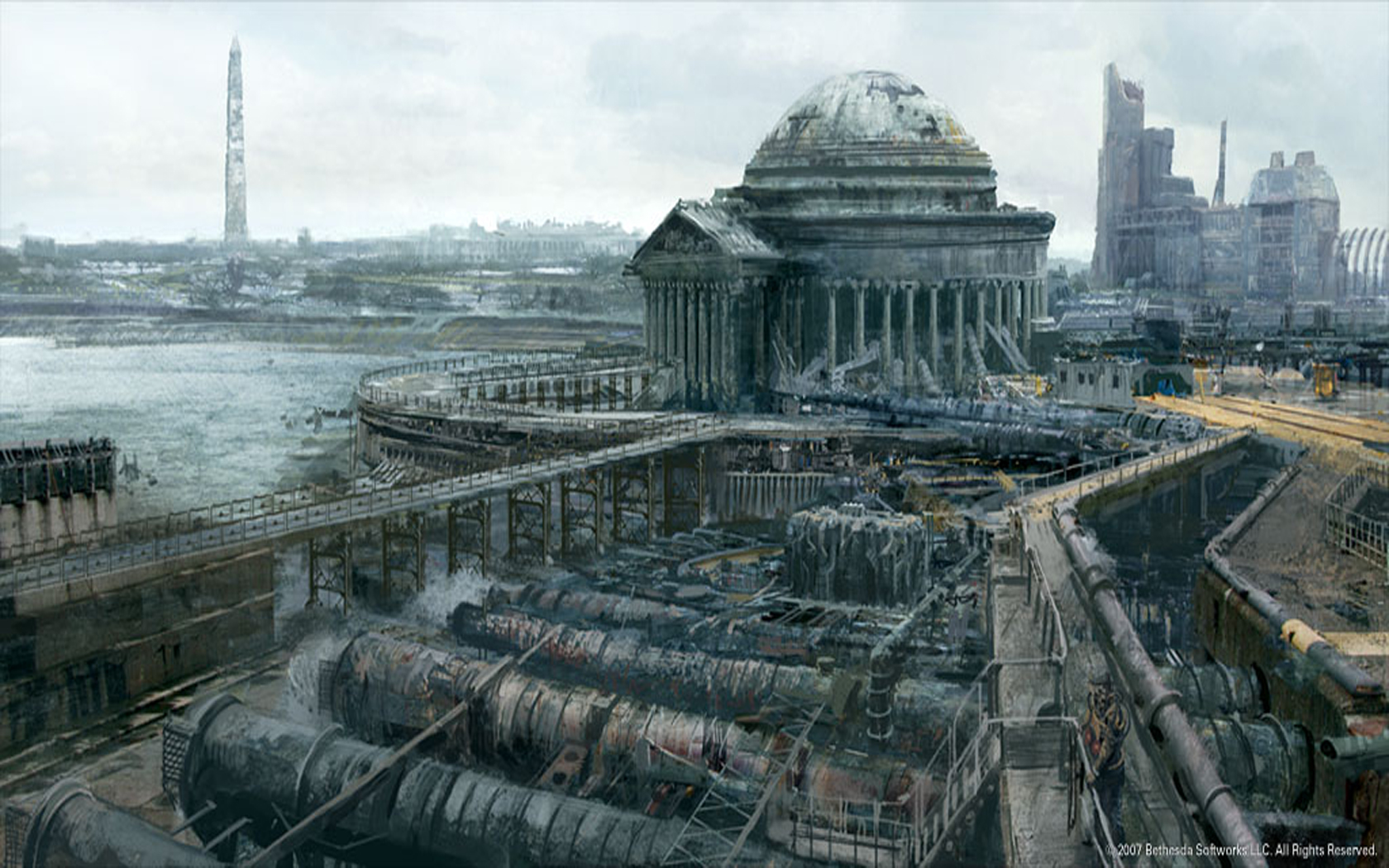 Post-apocalyptic Washington D.C.