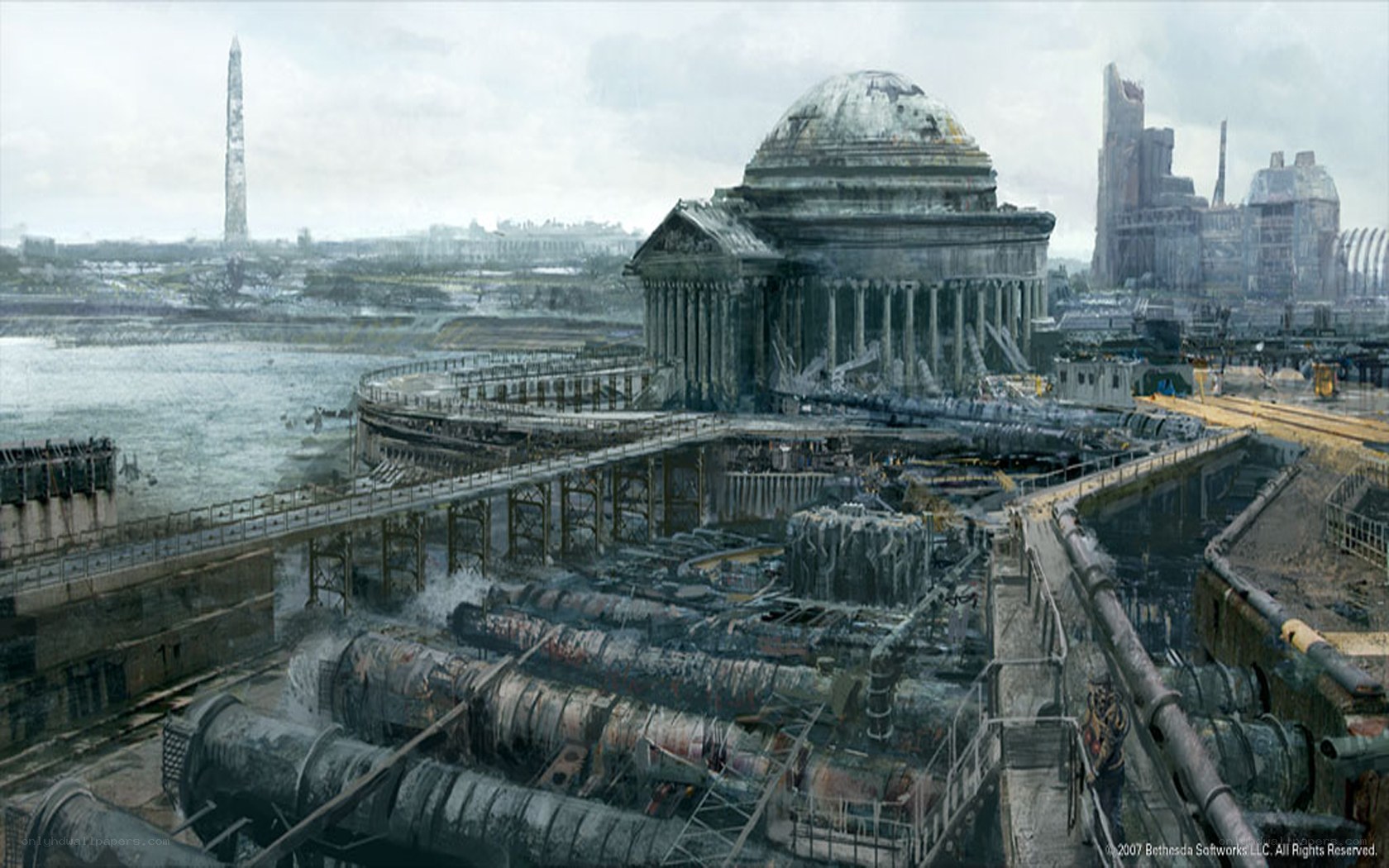 Post-apocalyptic Washington D.C.