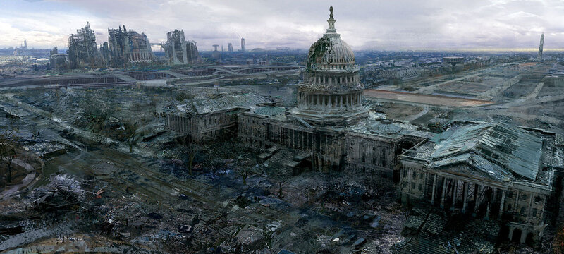 Post-apocalyptic Washington D.C.