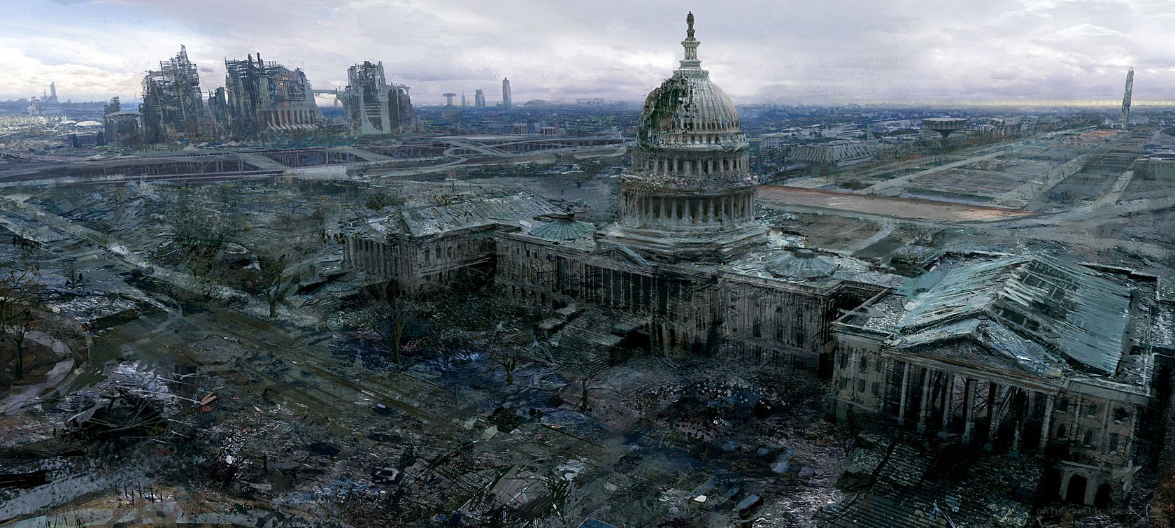 Post-apocalyptic Washington D.C.