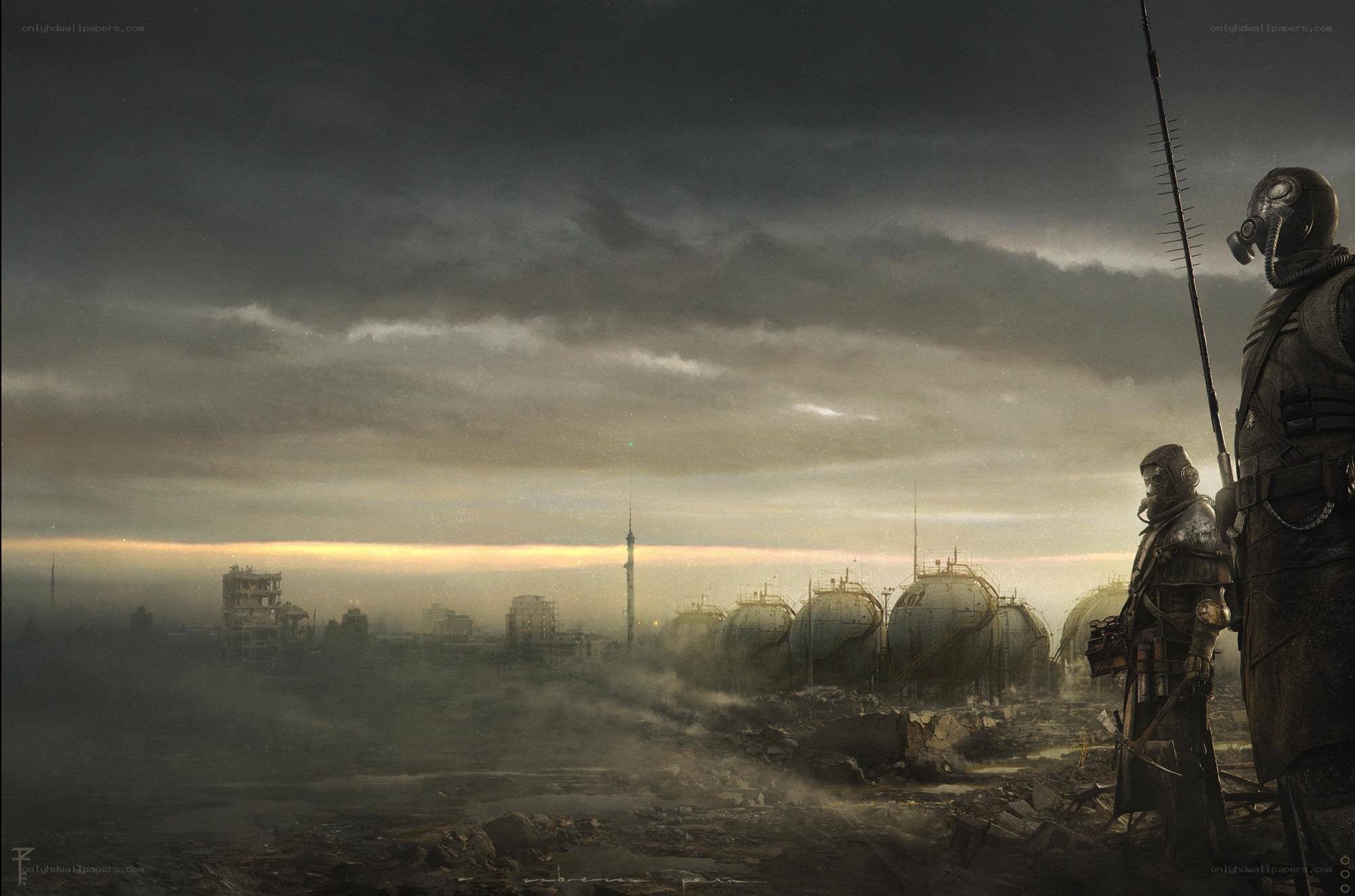 post-apocalyptic wasteland
