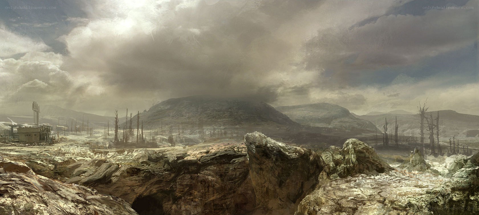 post-apocalyptic wasteland