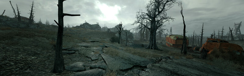 post-apocalyptic wasteland